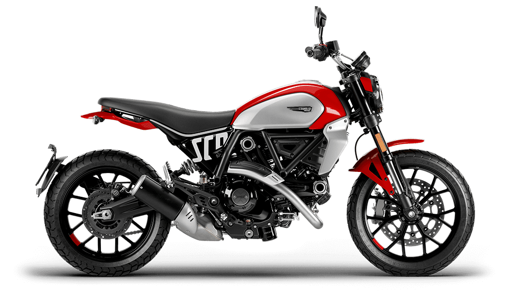 Featured motorcycle, the scrambler